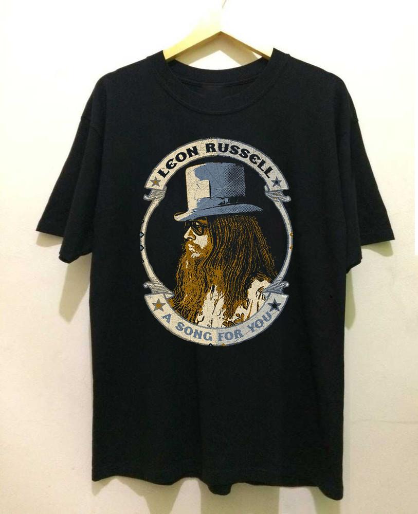 Leon Russell A Song For You Short Sleeve Adult Cotton  All Size DI777 Unisex T-Shirt XXXL
