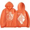 Punk Skeleton Graphic Hoodie Men Streetwear Casual Long Sleeve Pullover Hooded Sweatshirt
