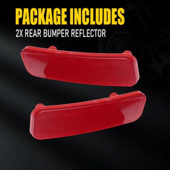 Rear Bumper Reflector Set For 2014- Ford Transit Connect 1.6 2.0 BK2Z13A565B