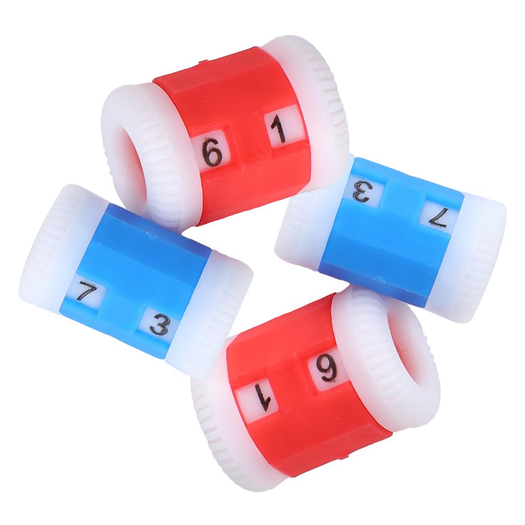 Plastikowy dzianinowy licznik Knitting szydełkowy ścieg Marker wiersz pierścień akcesoria do narzędzi do szycia kolor(2xL 2xS )