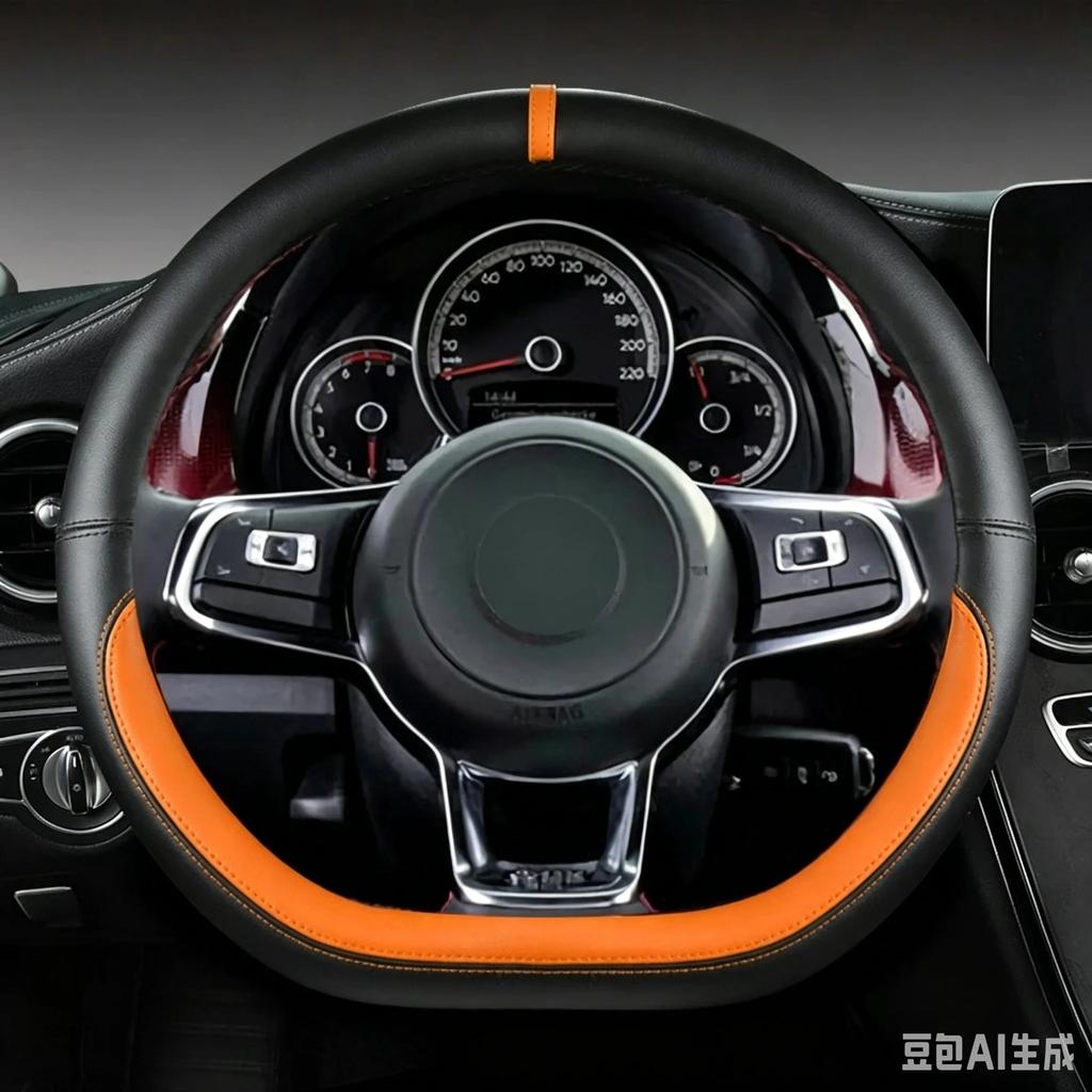 Coprivolante per Auto in Pelle Microfibra per VW Beetle 2012-2016 2018 2019 Su 2013-2016 2017 2018 2020 Accessori Auto