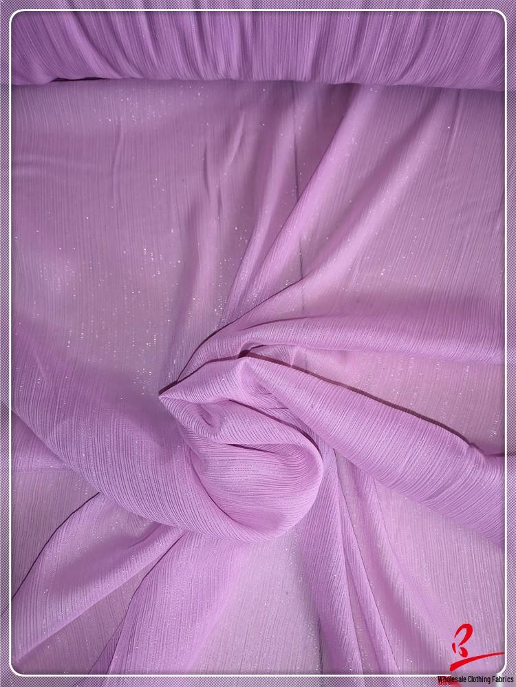 Super Sheer Silver Sequin Silk Gingham Chiffon Brocade Fabric for Dance Costumes