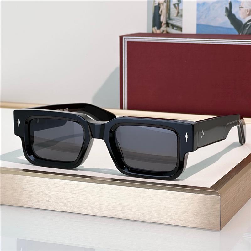 ASCARI Fashion Square Handmade Acetate Sunglasses, Trendy Sunscreen for Men & Women, Perfect for Holidays & Parties