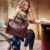 Borse da donna con manico superiore Borsa casual in pelle PU da donna con doppia tracolla Borse a tracolla grandi resistenti all'usura di buona qualità per donna