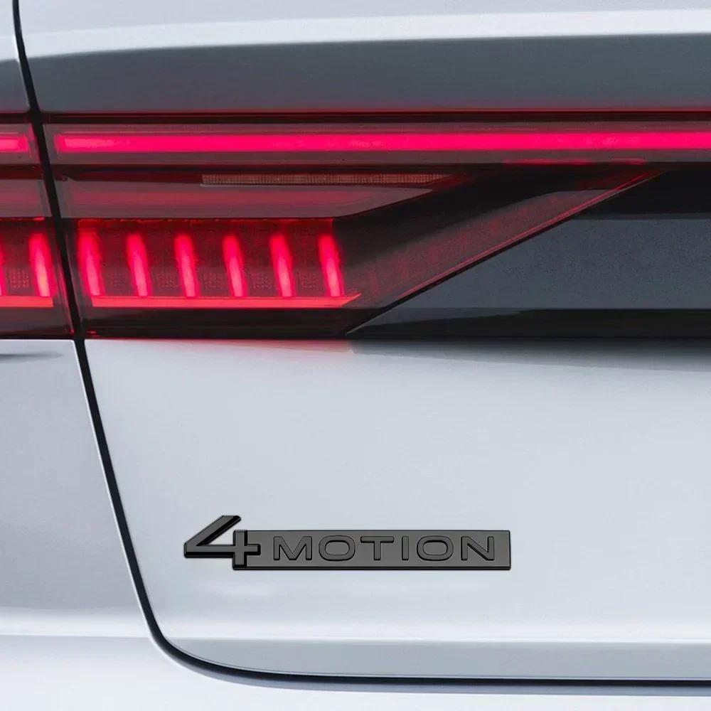 OBTLU1 Glossy Black AWD Rear Trunk Emblem Badge for VW Tiguan Touareg Golf Passat, OE Style Decorative Sticker Cover