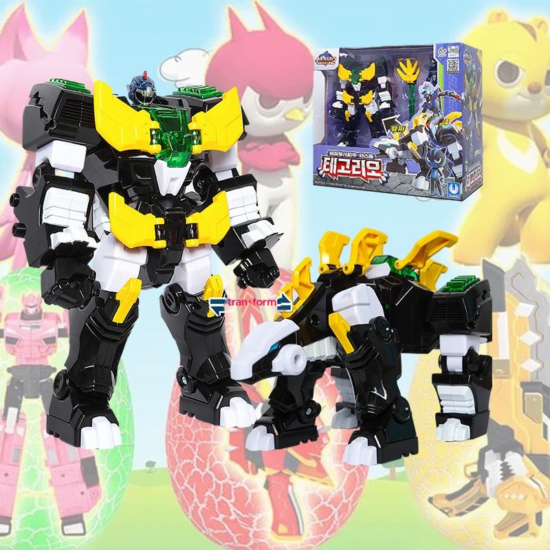 Mini Special Forces Super Dinosaur Power 2 Beast King Power 4 Transforming Mech Armor Children's Toy Abs Material