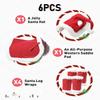 Adjustable Christmas Themed Equine Protective Gear Weatherproofed Enhances Safety During Outdoor Activity