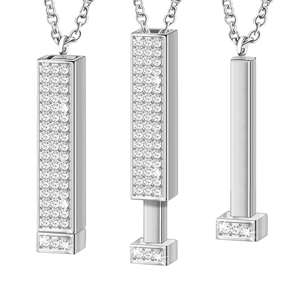 Personalized Creative Square Retractable Three-Dimensional Stick Necklace