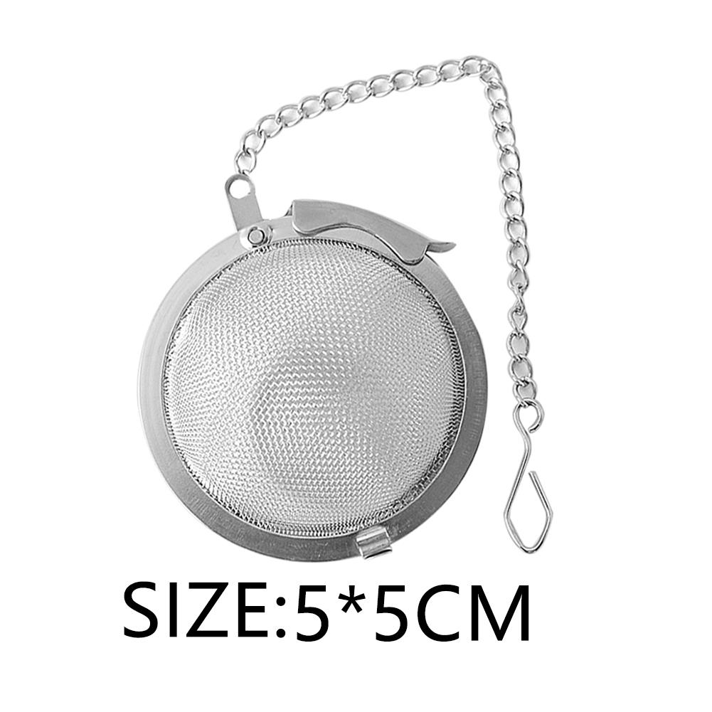 Mesh Tea Infuser Reusable Tea Strainer Teapot Stainless Steel Loose Tea Leaf Spice Filter Drinkware Kitchen Accessories