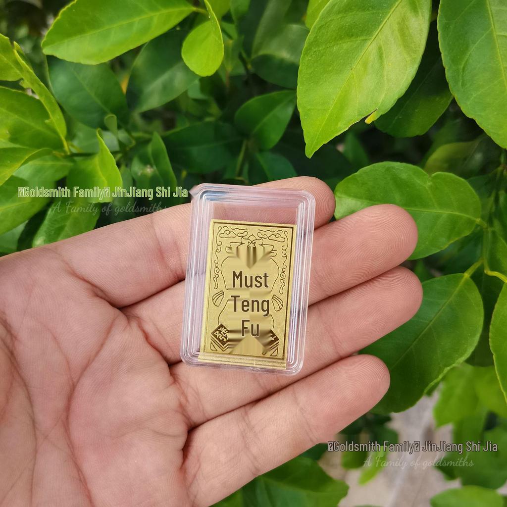 999 Guldfolie Mobilklistermärke - Inflödande Rikedom, Välståndsguden Födelsedagspresent