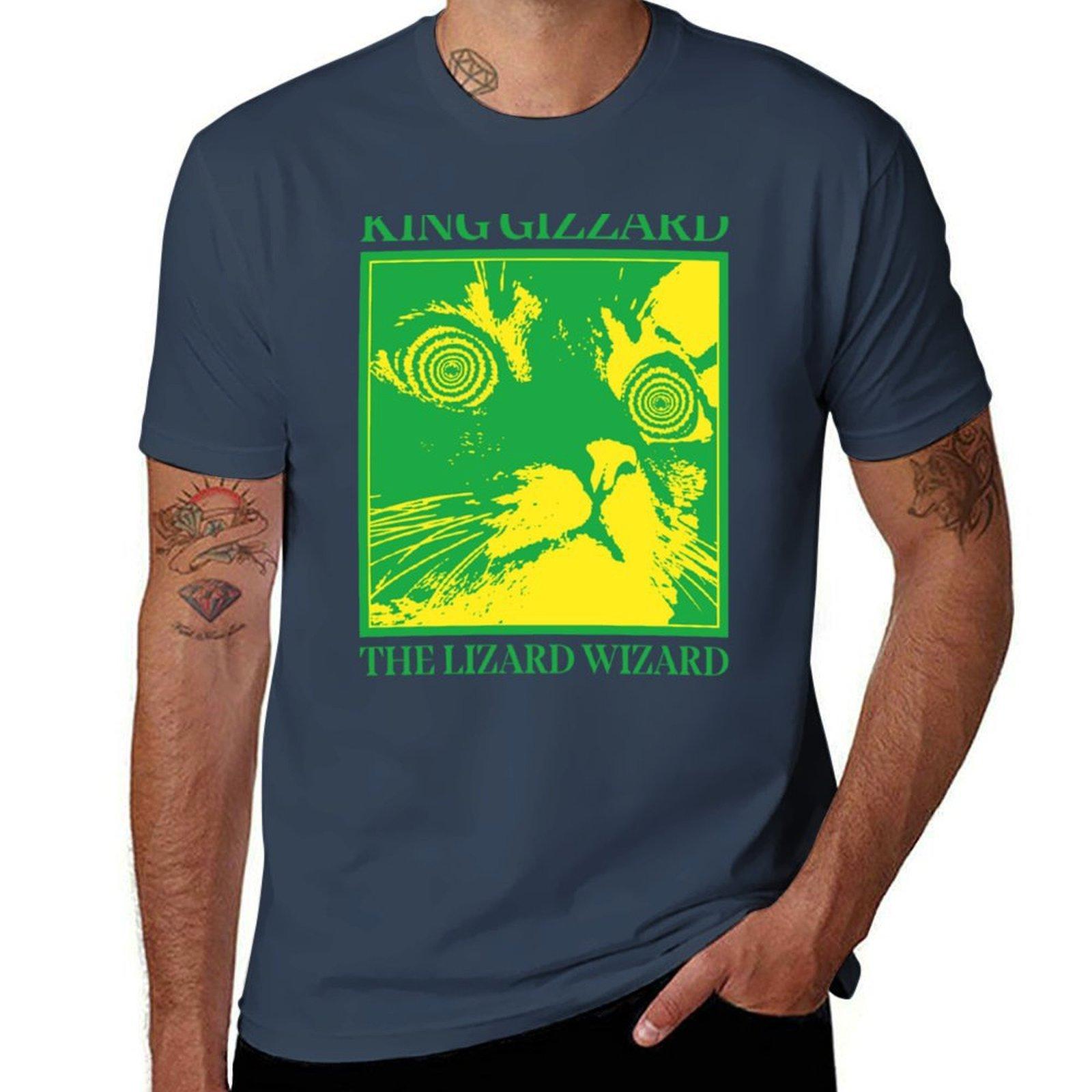King Gizzard the Lizard Wizard King Gizzard And The Lizard Wizard TShirt t shirts for Unisex cotton funny TShirt S