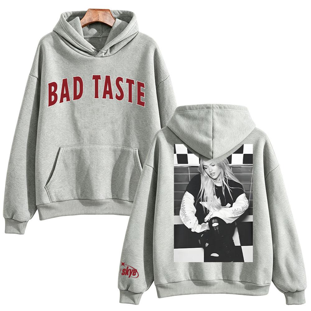 Freya Skye Bad Taste Photo Hoodie Unisex Vintage Graphic Print Long Sleeve Clothes Casual Streetwear Fan Gift Tops Sweatshirts