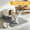 Cat Litter Trapping Mat Heavy Duty Waterproof 2 Layer Non Slip Washable Pet Floor Protector Litter Box Sand Stopper