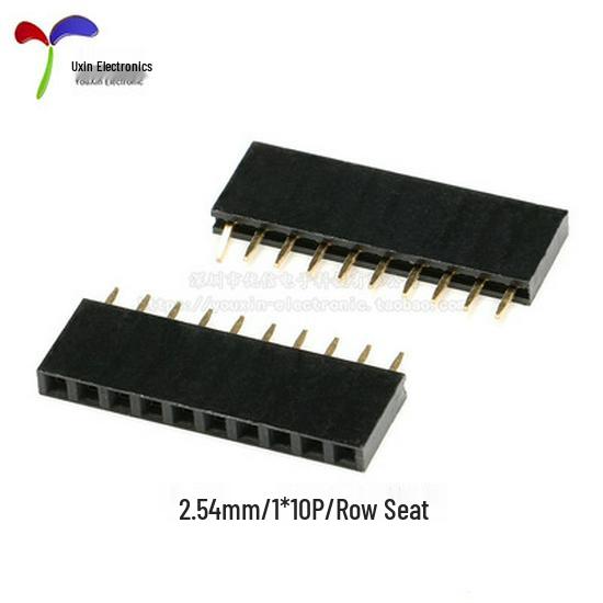 Gniazdo kołkowe żeńskie jednorzędowe, rozstaw 2,54 mm, 1-40 pinów