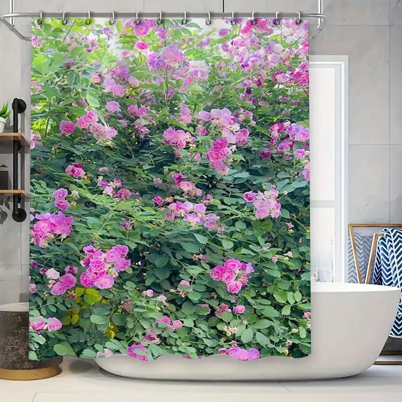 

Colorful Swirl Pattern Shower Curtain Blue, Red Black Print Fabric Waterproof Bath Decor Home Improvement Bathroom Accessories W60H190(CM)-1 Pcs