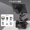NEEWER Top Handle NATO Rail Kit with Comfortable Silicone Grip and Quick Release NATO Clamp with 3 Cold Shoes and 1/4" 3/8" ARRI Thread Camera Cage Vi