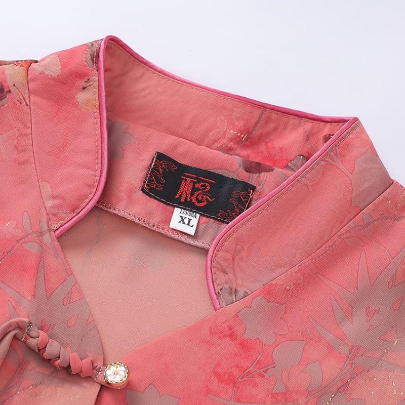 Traditional Spring & Autumn Shirt for Women Aged 60-70 - Chinese Style Elderly Mother’s Summer Top