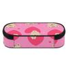 Pen Case Printed Strong Polyester Fabric Smooth Zipper with Pen Slots Mesh Pocket and Spacious Main Compartment for Boys Girls