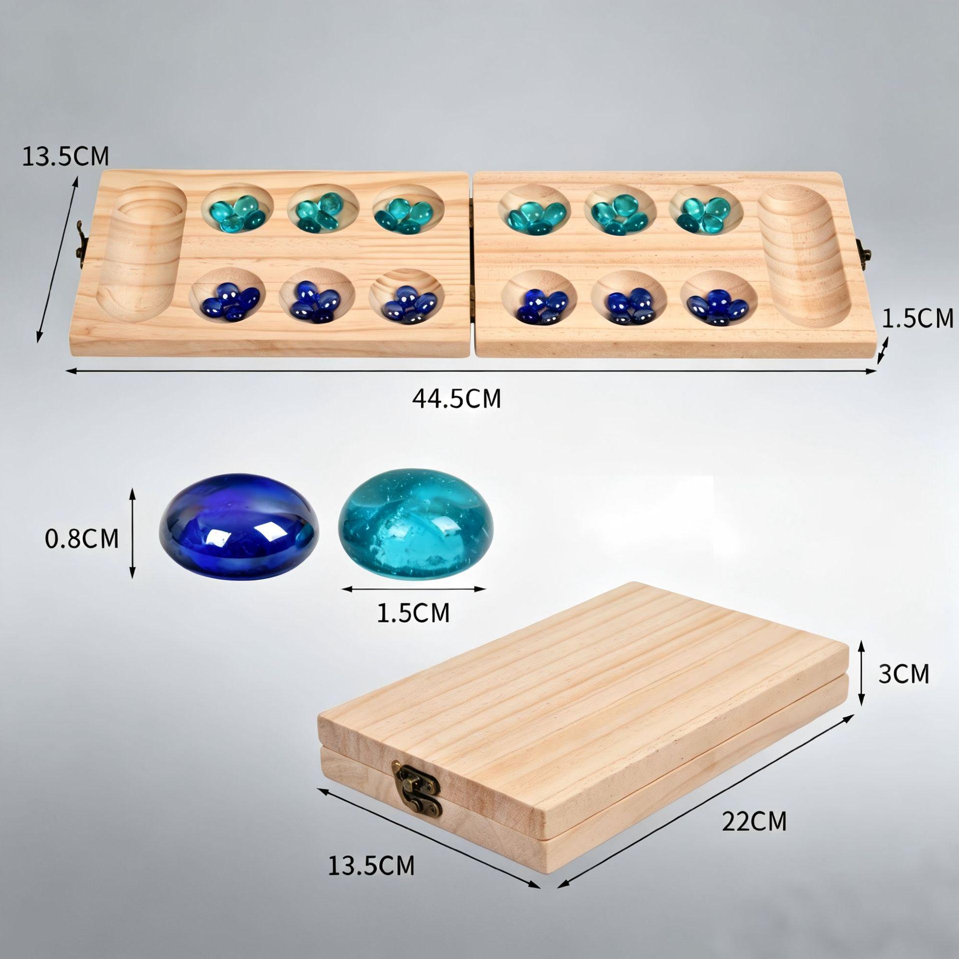 African Gemstone Chess Set: Classic Strategy & Logic Training Game 1