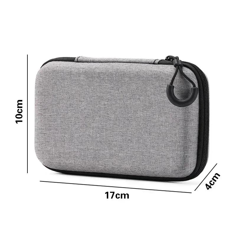 EVA Hard Drive Case Headphone Cable Organizer Power Bank Storage Box Digital Accessories Carrying Pouch for Electronic Devices