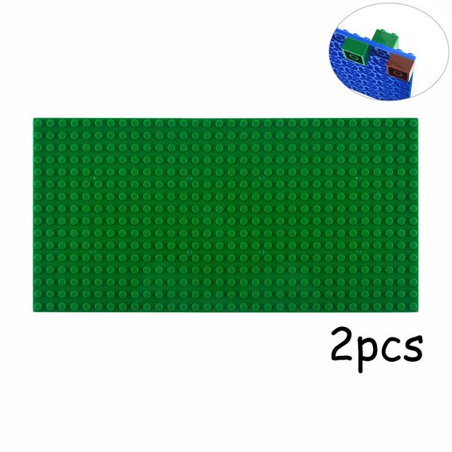 Double-sided Base Plates Plastic Small Bricks Baseplates Compatible with Leduo Dimensions Building Blocks Construction Toys