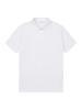 FERRAROMILANO Men'S Essential Seersucker Collared Short Sleeve T-Shirt White (A0C120331)