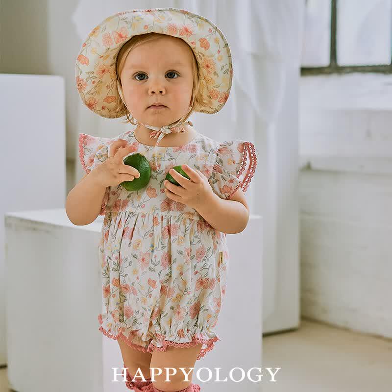 Happyology Baby Contrast Bow Romper 3Y