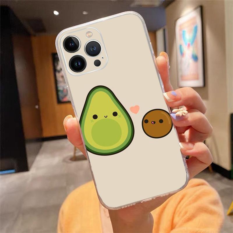 Phone Case For iphone 17ProMax Air 16 15 14 13 Pro Max 15 16 Pro 15Plus Art Funny avocado Fruit
