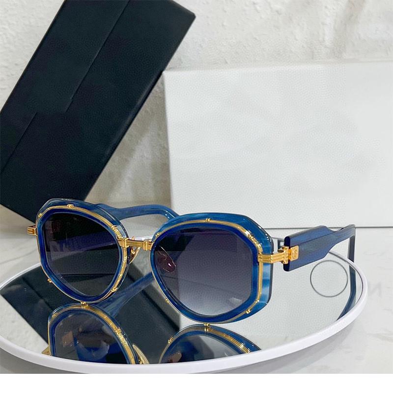 

Высококачественные солнцезащитные очки в круглой оправе неправильной формы с металлической пластиной, мужские солнцезащитные очки с внутренним покрытием синего света BPS129, женские солнцезащитные очки в дикой природе