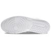 Air Jordan 1 Mid Triple White Herre Sneakers 554724-136