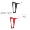 For Cadillac Escalade - ABS carbon fiber car central control gear panel frame cover sticker car interior accessories