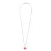 Charmy silver lovely heart-necklace