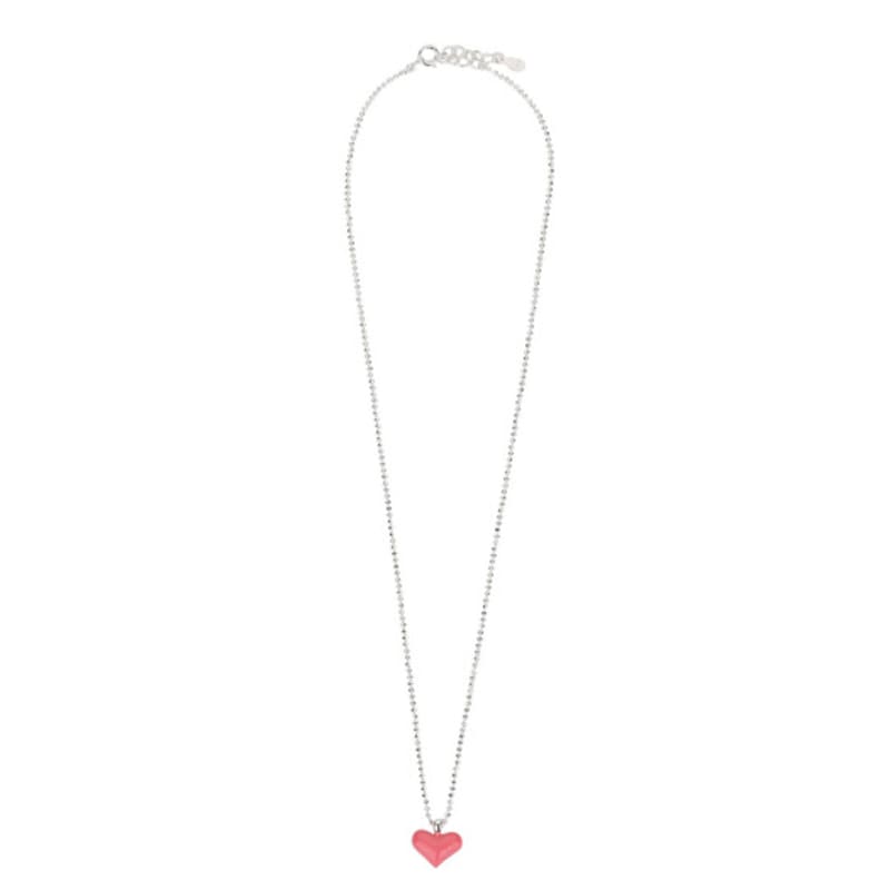 Charmy silver lovely heart-necklace