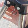 Retractable Triangular Stainless Steel Fishing Rod Holder Stand