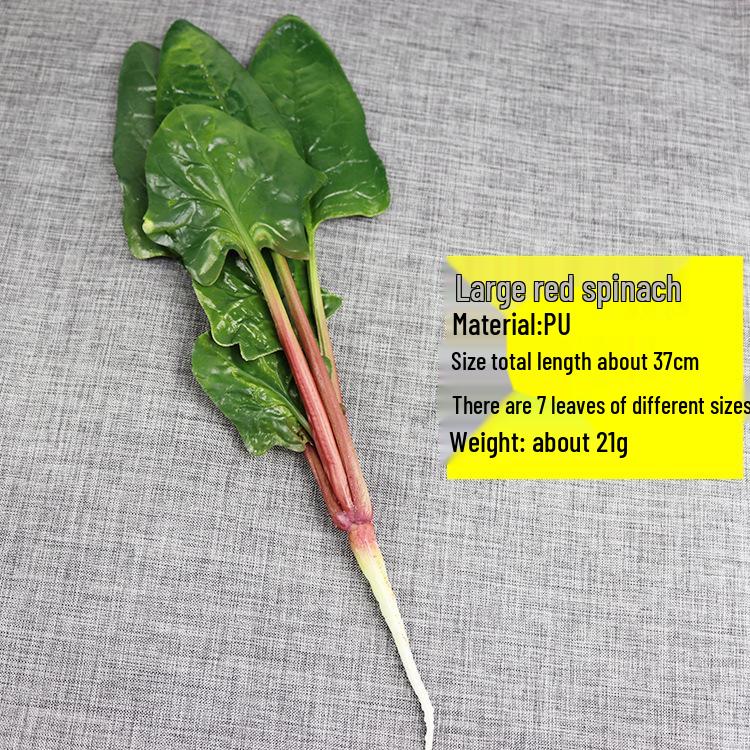 Artificial Vegetable Set: Eggplant, Cabbage, Cucumber, Celery, Spinach - Kitchen Decoration