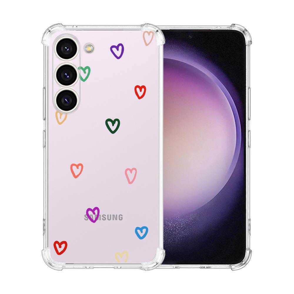 Samsung Galaxy S24 Ultra Case Airbag TPU Painted Butterfly Flowers - Perfect Fit