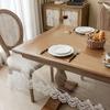 Waterproof PVC Tablecloth European Style Lace Embroidered Dining Table Cover Transparent Rectangular/Square Desk Mat Living Room