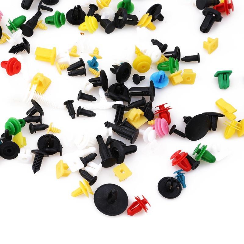 200/500 PCS Car Auto Bumper Rivet Retainer Push Engine Cover Fender Fastener Trim Clips