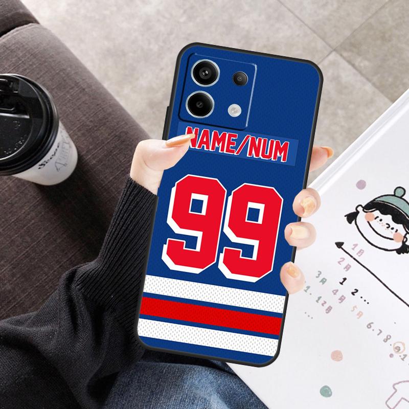 Cover Personalizzata Hockey su Ghiaccio Per Xiaomi Redmi Note 13 9 10 11 12 14 15 Pro Plus Custodia Per Redmi 15 C 12C 13C 14C 10C
