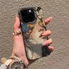 Oil Painting Girl Applies To Apple 16Pro Mobile Phone Case iPhone15Promax New 14 Personality 17Pro Beautiful