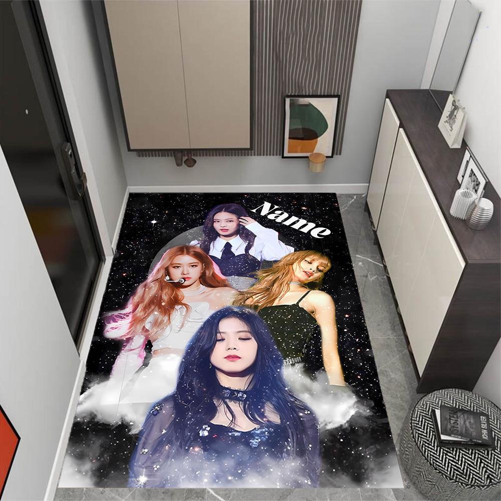 Royal Glamour Squad Customizable Name Floor Mat Suitable for Dormitory Hallway Outdoor Game Room Anti-slip Rug Decorate Offices Spiritual Gift
