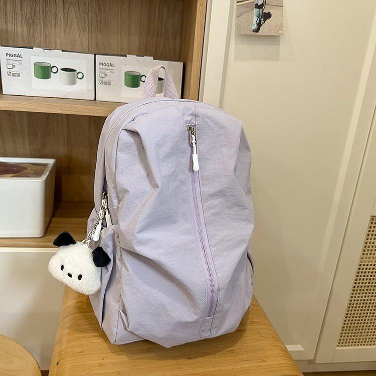 Schoolbag schoolbag female college students simple niche design sense high value junior high school students leisure travel backpack