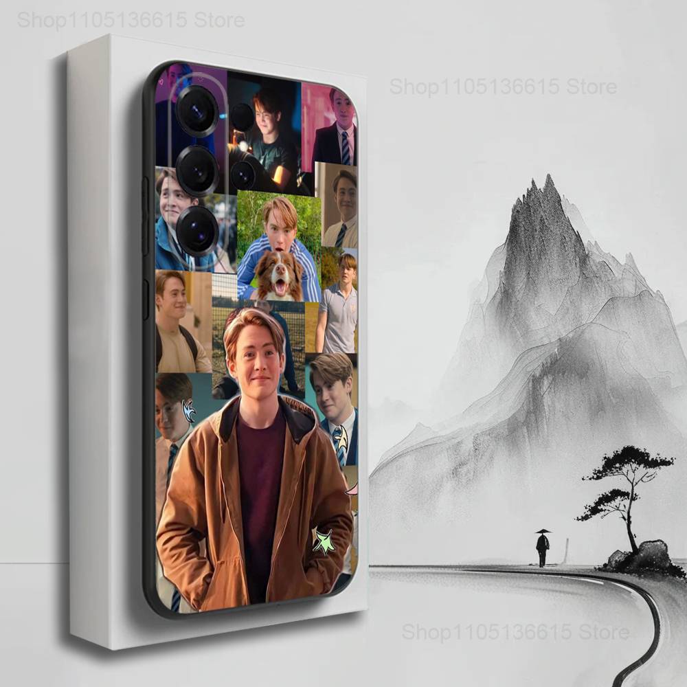 

Actor K-Kit C-CONNOR Cute For Samsung S9,S10,S20,S10,S21,S25,S24,S23,Ultra,FE,Plus,Lite,Soft Silicone Black Case SamsungS235G