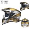 New National Standard Motorcycle Helmet Universal-sex Rally Double Lens Full Cross-country