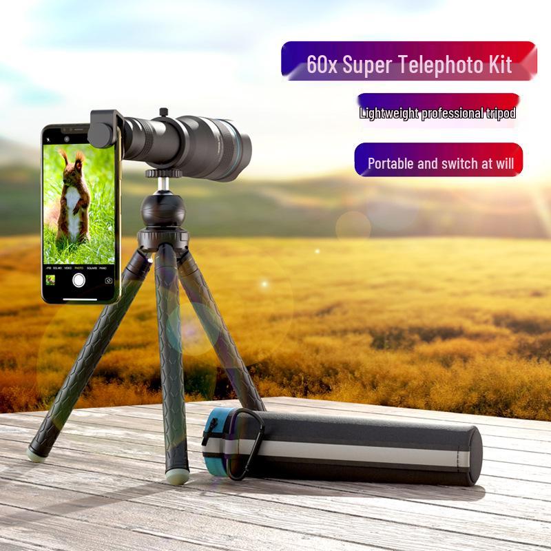 APEXEL 60x HD Telephoto Monocular Lens for Photography