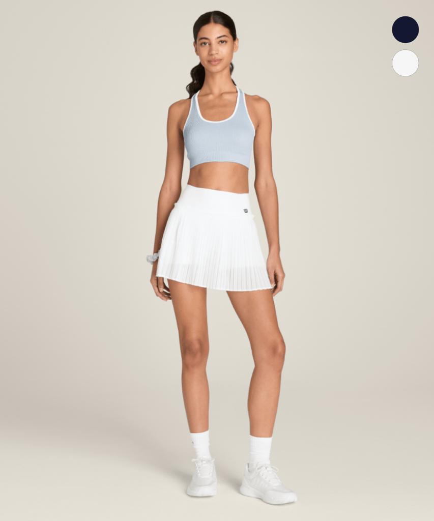 Wilseun Downtown Mesh Pleated Skirt W (2 Colors)