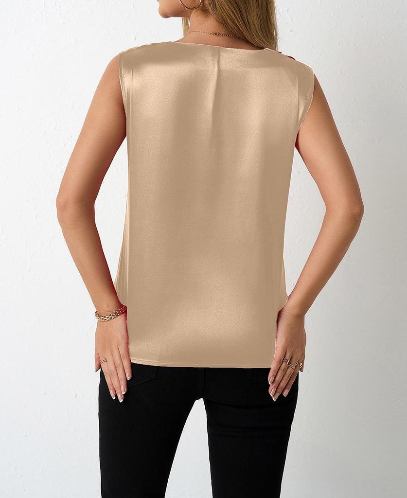 Women's Satin Spring/Summer Vest - European & American Style