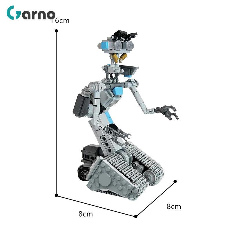 MOC Johnnyed 5 Movie Shorted-Circuits Military Emotional Robot Building Block Set for Astroed Robots Model Brick Toy KIds