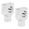 Motorcycle Handlebar Bracket Clamps Metal Riser Mount for 25mm Diameter Handlebars Motorcycle
