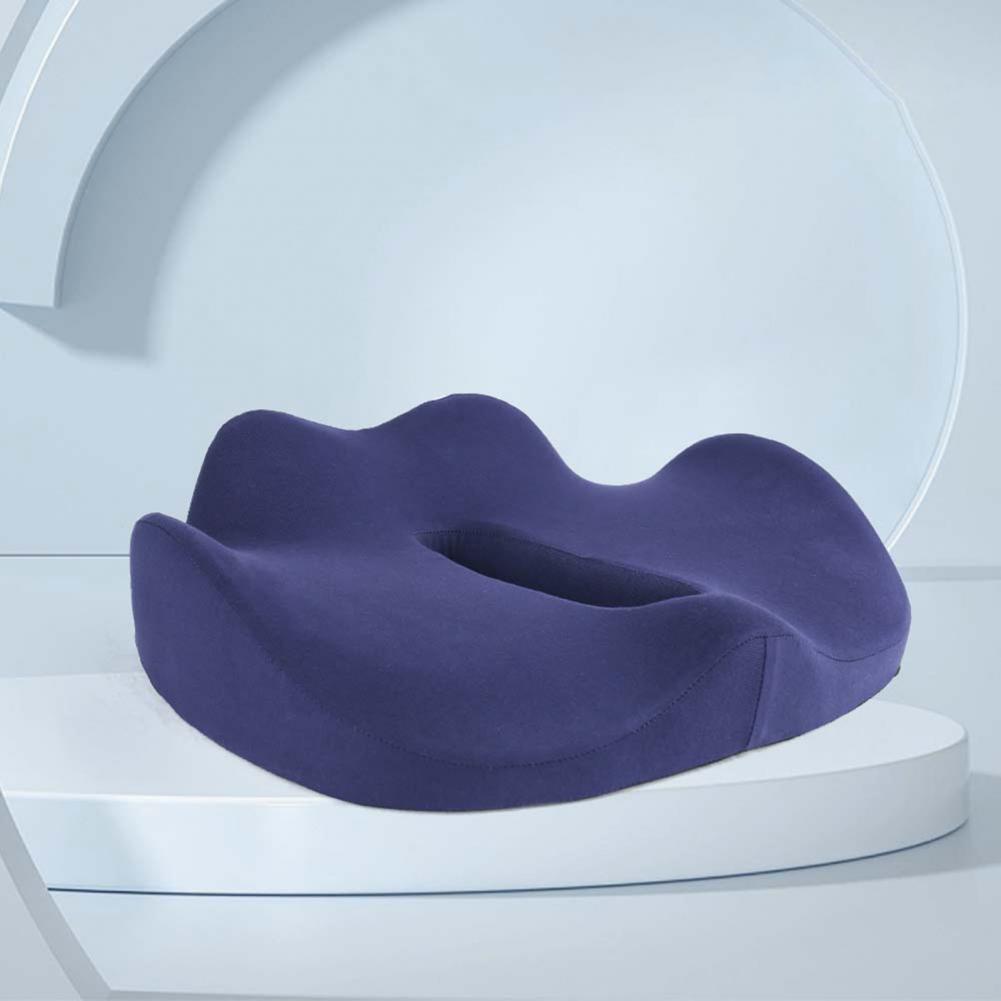 Coccyx Pain Relief Cushion Contour Cushion Memory Foam Seat Cushion for Office Workers Sciatica Relief Tailbone Wide for Car